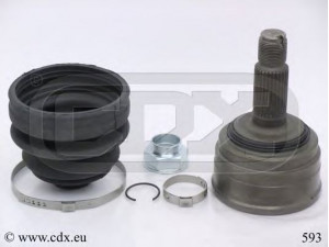 CDX 593 jungčių komplektas, kardaninis velenas 
 Ratų pavara -> Sujungimai/komplektas