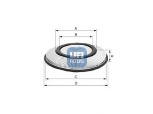 UFI 27.200.00 oro filtras 
 Filtrai -> Oro filtras
16546-71J00, 16546-77A10, 16546-88A00