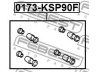 FEBEST 0173-KSP90F gofruotoji membrana, stabdžių apkabos kreipiklis 
 Stabdžių sistema -> Stabdžių matuoklis -> Stabdžių dalys
04951-05010