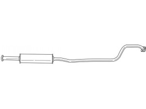 AKS DASIS SG38435 vidurinis duslintuvas