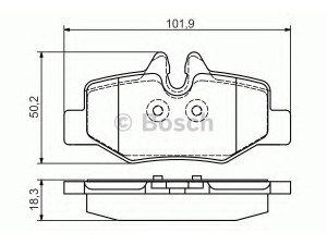 BOSCH 0 986 495 088 stabdžių trinkelių rinkinys, diskinis stabdys 
 Techninės priežiūros dalys -> Papildomas remontas
000 421 62 10, 001 421 10 10, A 000 421 62 10
