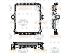 HELLA 8MK 376 722-181 aušintuvo modulis
9946 3231