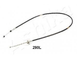 ASHIKA 131-02-280L trosas, stovėjimo stabdys 
 Stabdžių sistema -> Valdymo svirtys/trosai
4643029055