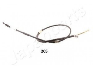 JAPANPARTS BC-205 trosas, stovėjimo stabdys 
 Stabdžių sistema -> Valdymo svirtys/trosai
46420-02030, 46420-12400