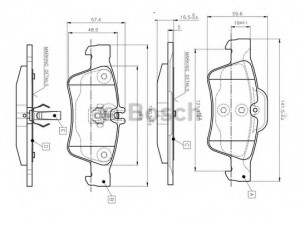 BOSCH 0 986 TB2 451 stabdžių trinkelių rinkinys, diskinis stabdys 
 Techninės priežiūros dalys -> Papildomas remontas
000 423 02 30, 003 420 51 20, 004 420 44 20