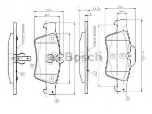 BOSCH 0 986 TB2 451 stabdžių trinkelių rinkinys, diskinis stabdys 
 Techninės priežiūros dalys -> Papildomas remontas
000 423 02 30, 003 420 51 20, 004 420 44 20