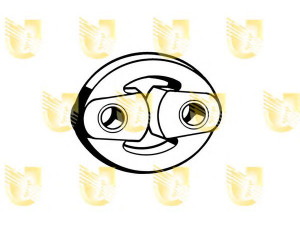 UNIGOM 165164 guminė juosta, išmetimo sistema 
 Išmetimo sistema -> Surinkimo dalys -> Atskiros surinkimo dalys -> Guminė juosta
6866417