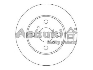 ASHUKI 0990-4212Z stabdžių diskas