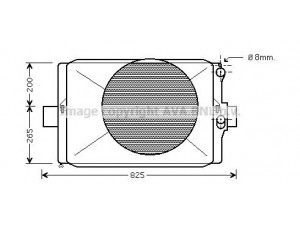 AVA QUALITY COOLING IV2024 radiatorius, variklio aušinimas 
 Aušinimo sistema -> Radiatorius/alyvos aušintuvas -> Radiatorius/dalys
1907918, 93809189, 93814567, 97210218