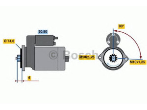 BOSCH 0 986 015 761 starteris 
 Elektros įranga -> Starterio sistema -> Starteris
28100 64020 000, 28100 64020, 28100 64180