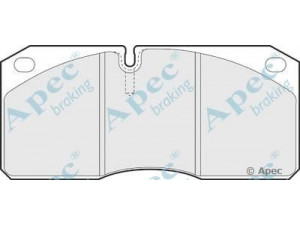 APEC braking PAD955 stabdžių trinkelių rinkinys, diskinis stabdys
01906043, 01906297, 1906043, 1906297