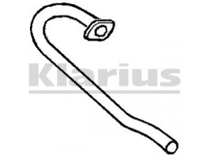 KLARIUS 110208 išleidimo kolektorius 
 Išmetimo sistema -> Išmetimo vamzdžiai
025251171F, 025251171F, 025251171F