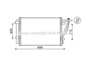 AVA QUALITY COOLING KAA5147 kondensatorius, oro kondicionierius