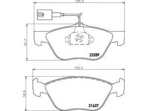 HELLA PAGID 8DB 355 007-931 stabdžių trinkelių rinkinys, diskinis stabdys 
 Techninės priežiūros dalys -> Papildomas remontas
71713143, 71748388, 71753044, 71772208