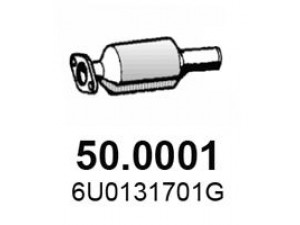 ASSO 50.0001 katalizatoriaus keitiklis 
 Išmetimo sistema -> Katalizatoriaus keitiklis
6U0131701G, 6U0131701GX