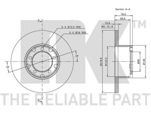 NK 313311 stabdžių diskas 
 Stabdžių sistema -> Diskinis stabdys -> Stabdžių diskas
6014200072, 6014200272, 6014215012
