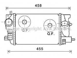 AVA QUALITY COOLING OLA4593 tarpinis suslėgto oro aušintuvas, kompresorius 
 Variklis -> Oro tiekimas -> Įkrovos agregatas (turbo/superįkrova) -> Tarpinis suslėgto oro aušintuvas
1302142, 13283252