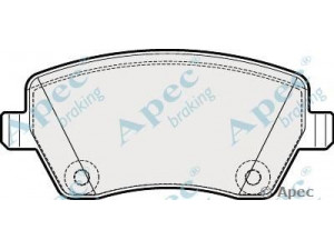 APEC braking PAD1983 stabdžių trinkelių rinkinys, diskinis stabdys 
 Techninės priežiūros dalys -> Papildomas remontas
4154210510, A4154210510