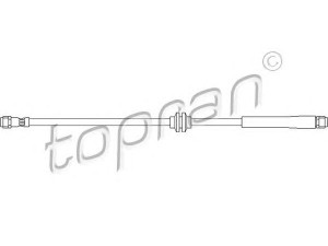 TOPRAN 401 058 stabdžių žarnelė 
 Stabdžių sistema -> Stabdžių žarnelės
211 420 02 48, 211 420 07 48
