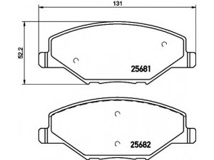 HELLA 8DB 355 020-521 stabdžių trinkelių rinkinys, diskinis stabdys 
 Techninės priežiūros dalys -> Papildomas remontas
6RU698151, 6RU698151A, 6RU698151