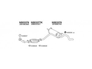 VENEPORTE 530093 išmetimo sistema 
 Išmetimo sistema -> Išmetimo sistema, visa