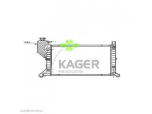 KAGER 31-0641 radiatorius, variklio aušinimas 
 Aušinimo sistema -> Radiatorius/alyvos aušintuvas -> Radiatorius/dalys
9015003600
