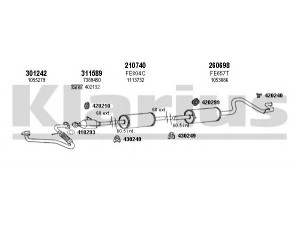 KLARIUS 361530E išmetimo sistema 
 Išmetimo sistema -> Išmetimo sistema, visa