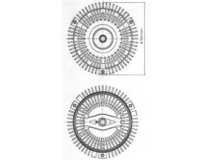 BUGIAD BFC010 sankaba, radiatoriaus ventiliatorius 
 Aušinimo sistema -> Radiatoriaus ventiliatorius
6032000022, 6032000222, 6032000422