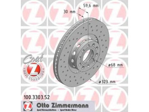 ZIMMERMANN 100.3303.52 stabdžių diskas 
 Dviratė transporto priemonės -> Stabdžių sistema -> Stabdžių diskai / priedai
3d0 615 301 G, 4D0 615 301 A, 4D0 615 301 F