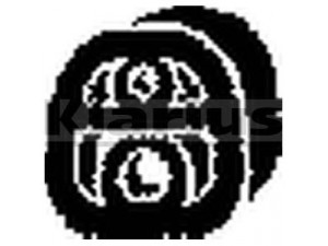 KLARIUS 420463 laikantysis rėmas, duslintuvas
1755E5, 1755E5, 1755E5