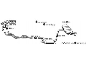 ERNST 010311 išmetimo sistema 
 Išmetimo sistema -> Išmetimo sistema, visa