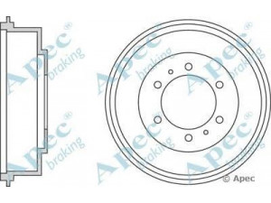 APEC braking DRM9951 stabdžių būgnas 
 Stabdžių sistema -> Būgninis stabdys -> Stabdžių būgnas
MB895470