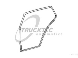 TRUCKTEC AUTOMOTIVE 02.53.034 durų sandariklis
201 730 0178, 201 730 0778