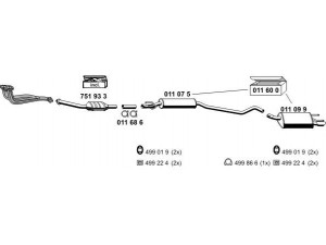 ERNST 050446 išmetimo sistema 
 Išmetimo sistema -> Išmetimo sistema, visa