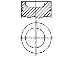 MAHLE ORIGINAL S57230 stūmoklis