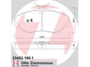 ZIMMERMANN 23452.190.1 stabdžių trinkelių rinkinys, diskinis stabdys 
 Techninės priežiūros dalys -> Papildomas remontas
SFP00021, SFP100460, SFP100480