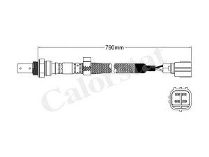 CALORSTAT by Vernet LS150025 lambda jutiklis 
 Variklis -> Variklio elektra
32005978, 22641-AA042