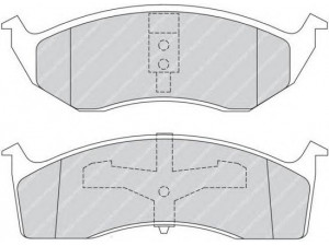 FERODO FDB1098 stabdžių trinkelių rinkinys, diskinis stabdys 
 Techninės priežiūros dalys -> Papildomas remontas
4728124, 4762682, 4773264, 4882106