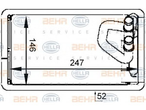HELLA 8FH 351 333-101 šilumokaitis, salono šildymas 
 Šildymas / vėdinimas -> Šilumokaitis
27140-CA000, 27140-EB01A