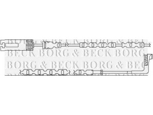 BORG & BECK BWL3060 įspėjimo kontaktas, stabdžių trinkelių susidėvėjimas 
 Stabdžių sistema -> Susidėvėjimo indikatorius, stabdžių trinkelės
34356790341