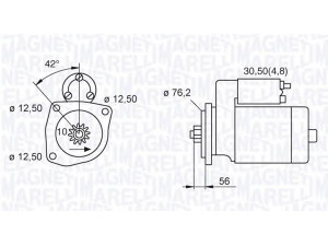 MAGNETI MARELLI 063521230120 starteris 
 Elektros įranga -> Starterio sistema -> Starteris
02Z911023F