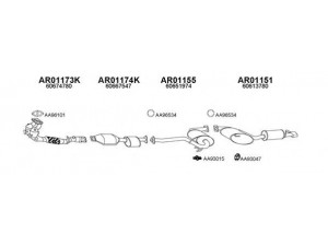 VENEPORTE 010066 išmetimo sistema 
 Išmetimo sistema -> Išmetimo sistema, visa