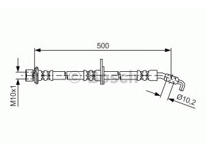BOSCH 1 987 481 614 stabdžių žarnelė 
 Stabdžių sistema -> Stabdžių žarnelės
90080 94164