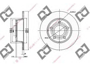 DJ PARTS BD1595 stabdžių diskas 
 Stabdžių sistema -> Diskinis stabdys -> Stabdžių diskas
4B0615601A