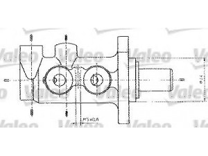 VALEO 402321 pagrindinis cilindras, stabdžiai 
 Stabdžių sistema -> Pagrindinis stabdžių cilindras
0064300001, 1684300001, 1684300101