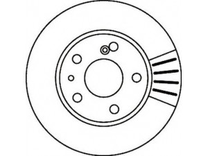 JURID 561242J stabdžių diskas 
 Dviratė transporto priemonės -> Stabdžių sistema -> Stabdžių diskai / priedai
54624244, 5462434, 5462434H, 5489362