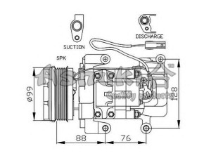 ASHUKI M550-43 kompresorius, oro kondicionierius 
 Oro kondicionavimas -> Kompresorius/dalys
6H12A1AJ4EX, B32T-61-K00, BP4F-FS-61K00