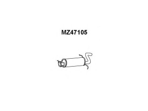 VENEPORTE MZ47105 galinis duslintuvas 
 Išmetimo sistema -> Duslintuvas
F2A140100A, F2A140100B