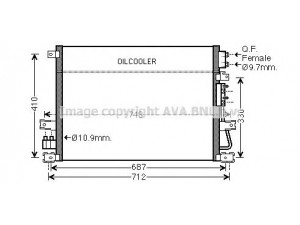 AVA QUALITY COOLING CR5124 kondensatorius, oro kondicionierius