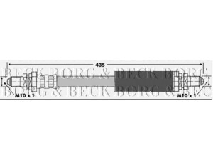 BORG & BECK BBH6149 stabdžių žarnelė 
 Stabdžių sistema -> Stabdžių žarnelės
1664958, 6599243, 6714709, 91AB2282CC
